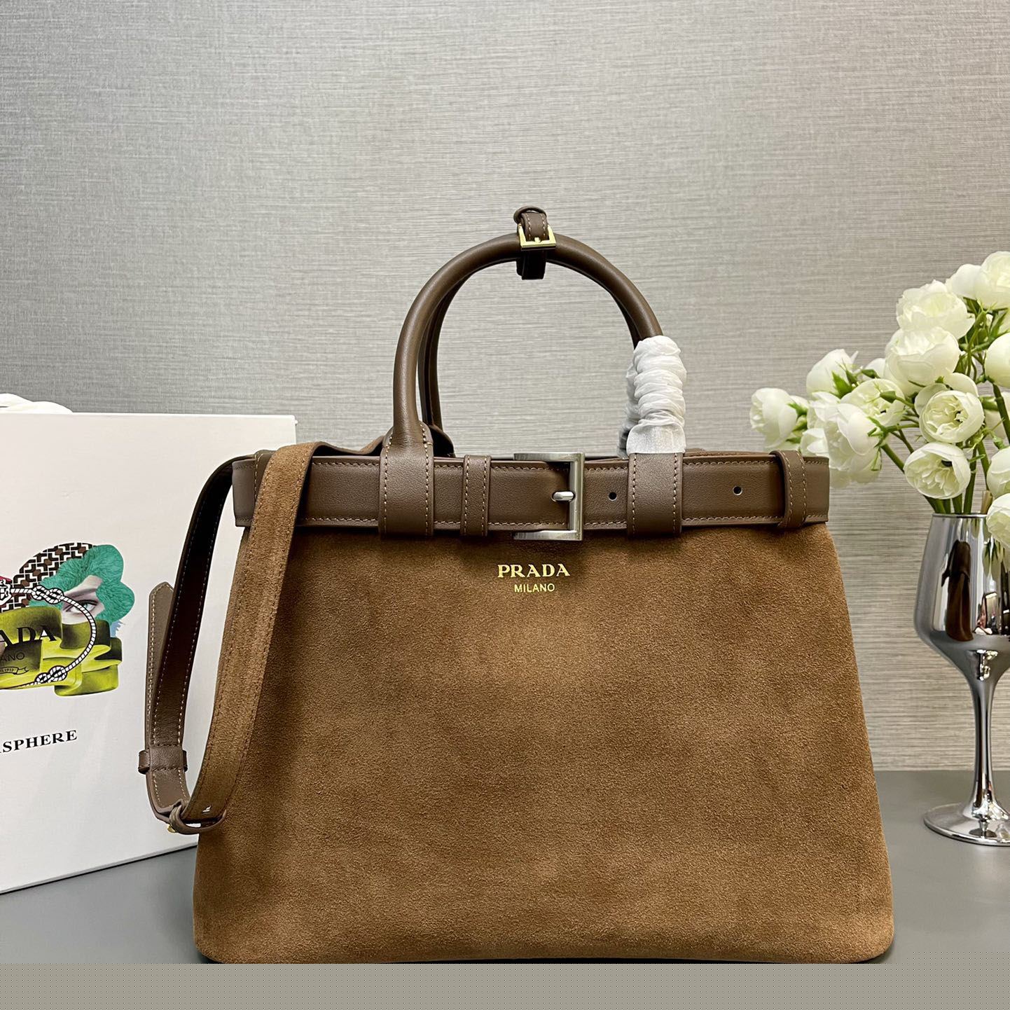 Pra*a top handle bags